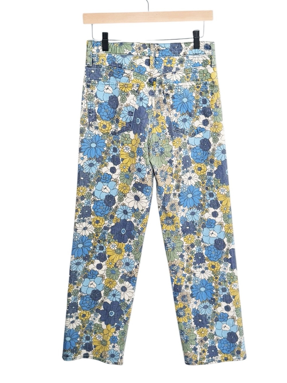 MOTHER The Rambler Zip Ankle Jeans in Dirtbike Floral | 27 - Picture 3 of 11